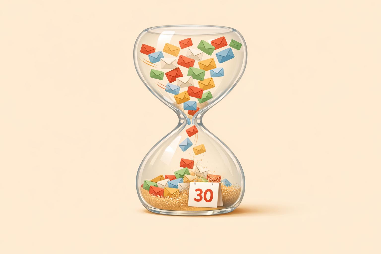 Overview of how long Gmail stores emails—Trash/Spam auto-delete in 30 days, Workspace custom retention and recovery windows, plus storage impacts.